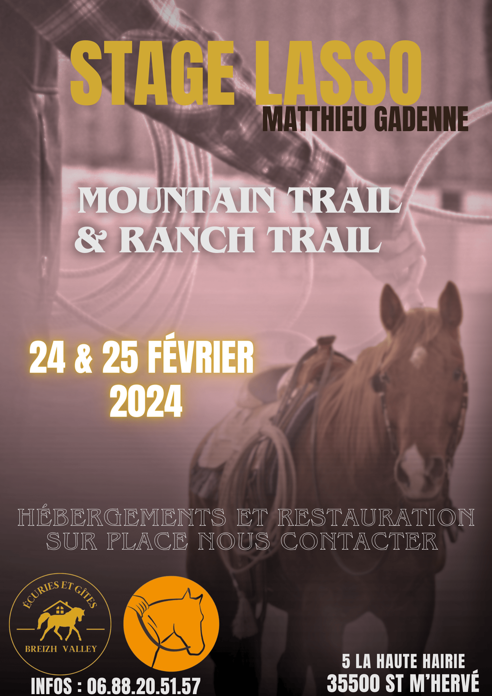 Mountain Trail et Ranch Trail Stage lasso
